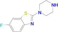6-Fluoro-2-piperazin-1-yl-1,3-benzothiazole