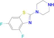 4,6-Difluoro-2-piperazin-1-yl-1,3-benzothiazole