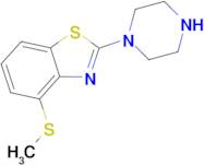 4-(methylthio)-2-piperazin-1-yl-1,3-benzothiazole