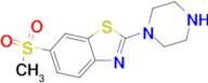 6-(methylsulfonyl)-2-piperazin-1-yl-1,3-benzothiazole