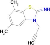 5,7-dimethyl-3-(prop-2-yn-1-yl)benzo[d]thiazol-2(3H)-imine