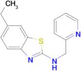 6-ethyl-N-(pyridin-2-ylmethyl)-1,3-benzothiazol-2-amine