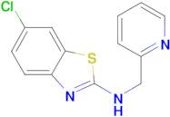 6-chloro-N-(pyridin-2-ylmethyl)-1,3-benzothiazol-2-amine