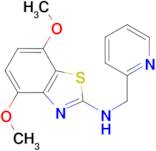 4,7-dimethoxy-N-(pyridin-2-ylmethyl)benzo[d]thiazol-2-amine