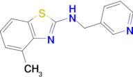 4-methyl-N-(pyridin-3-ylmethyl)-1,3-benzothiazol-2-amine