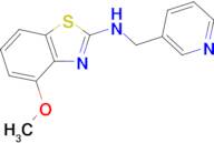 4-methoxy-N-(pyridin-3-ylmethyl)-1,3-benzothiazol-2-amine