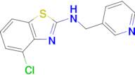 4-chloro-N-(pyridin-3-ylmethyl)-1,3-benzothiazol-2-amine