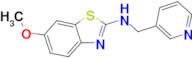 6-methoxy-N-(pyridin-3-ylmethyl)-1,3-benzothiazol-2-amine