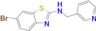 6-bromo-N-(pyridin-3-ylmethyl)-1,3-benzothiazol-2-amine