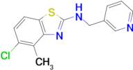 5-chloro-4-methyl-N-(pyridin-3-ylmethyl)-1,3-benzothiazol-2-amine