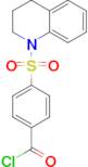 4-((3,4-dihydroquinolin-1(2H)-yl)sulfonyl)benzoyl chloride