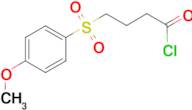 4-((4-methoxyphenyl)sulfonyl)butanoyl chloride