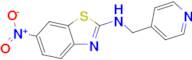 6-nitro-N-(pyridin-4-ylmethyl)-1,3-benzothiazol-2-amine