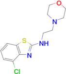 4-chloro-N-(2-morpholin-4-ylethyl)-1,3-benzothiazol-2-amine