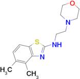 4,5-dimethyl-N-(2-morpholin-4-ylethyl)-1,3-benzothiazol-2-amine