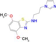 N-(3-(1H-imidazol-1-yl)propyl)-4,7-dimethoxybenzo[d]thiazol-2-amine