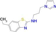 6-ethyl-N-[3-(1H-imidazol-1-yl)propyl]-1,3-benzothiazol-2-amine