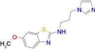 N-[3-(1H-imidazol-1-yl)propyl]-6-methoxy-1,3-benzothiazol-2-amine