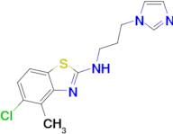 N-(3-(1H-imidazol-1-yl)propyl)-5-chloro-4-methylbenzo[d]thiazol-2-amine