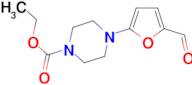 ethyl 4-(5-formyl-2-furyl)piperazine-1-carboxylate