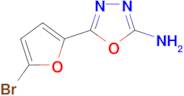 5-(5-bromo-2-furyl)-1,3,4-oxadiazol-2-amine