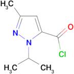 1-isopropyl-3-methyl-1H-pyrazole-5-carbonyl chloride