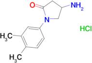 4-amino-1-(3,4-dimethylphenyl)pyrrolidin-2-one hydrochloride