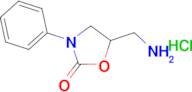 5-Aminomethyl-3-phenyl-oxazolidin-2-one hydrochloride