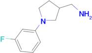 [1-(3-Fluorophenyl)-3-pyrrolidinyl]methanamine