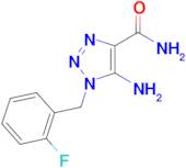 5-amino-1-(2-fluorobenzyl)-1H-1,2,3-triazole-4-carboxamide