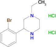 3-(2-bromophenyl)-1-ethylpiperazine dihydrochloride
