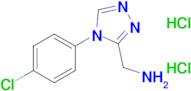 {[4-(4-chlorophenyl)-4H-1,2,4-triazol-3-yl]methyl}amine dihydrochloride