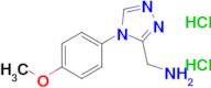 {[4-(4-methoxyphenyl)-4H-1,2,4-triazol-3-yl]methyl}amine dihydrochloride
