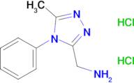 [(5-methyl-4-phenyl-4H-1,2,4-triazol-3-yl)methyl]amine dihydrochloride