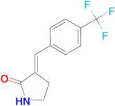 (3E)-3-[4-(trifluoromethyl)benzylidene]pyrrolidin-2-one