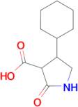 4-cyclohexyl-2-oxopyrrolidine-3-carboxylic acid