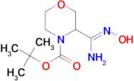 tert-butyl-3-(N'-hydroxycarbamimidoyl)morpholine-4-carboxylate