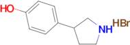 4-(pyrrolidin-3-yl)phenol hydrobromide