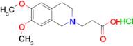 3-(6,7-Dimethoxy-3,4-dihydro-1H-isoquinolin-2-yl)-propionic acid hydrochloride