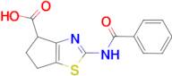 2-(Benzoylamino)-5,6-dihydro-4H-cyclopenta[d][1,3]thiazole-4-carboxylic acid