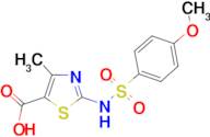 2-{[(4-methoxyphenyl)sulfonyl]amino}-4-methyl-1,3-thiazole-5-carboxylic acid