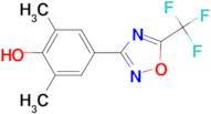 2,6-dimethyl-4-[5-(trifluoromethyl)-1,2,4-oxadiazol-3-yl]phenol