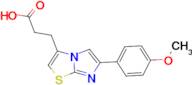 3-[6-(4-Methoxyphenyl)imidazo[2,1-b][1,3]thiazol-3-yl]propanoic acid