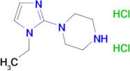 1-(1-ethyl-1H-imidazol-2-yl)piperazine dihydrochloride