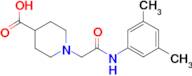 1-{2-[(3,5-dimethylphenyl)amino]-2-oxoethyl}piperidine-4-carboxylic acid