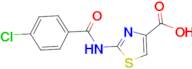 2-[(4-chlorobenzoyl)amino]-1,3-thiazole-4-carboxylic acid