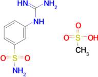 3-{[amino(imino)methyl]amino}benzenesulfonamide metanesulfonate