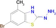 6-bromo-2-hydrazino-4-methyl-1,3-benzothiazole