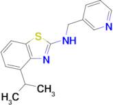 4-isopropyl-N-(pyridin-3-ylmethyl)-1,3-benzothiazol-2-amine