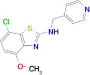 7-chloro-4-methoxy-N-(pyridin-4-ylmethyl)benzo[d]thiazol-2-amine